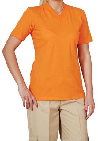 V yaka ve Sıfır yaka T-shirt ÜNİ-464